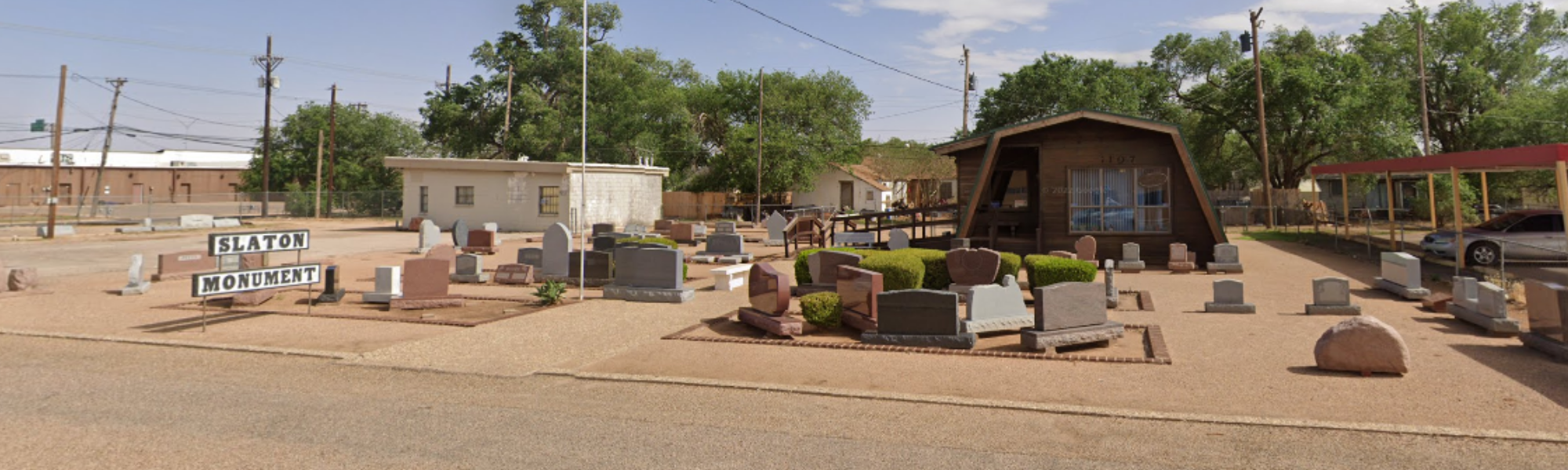 Slaton Monument Building Front 